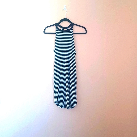 Vans Striped Halter Bodycon Dress Small - Picture 1 of 9